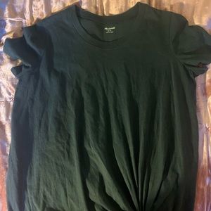 Madewell front tie T-shirt